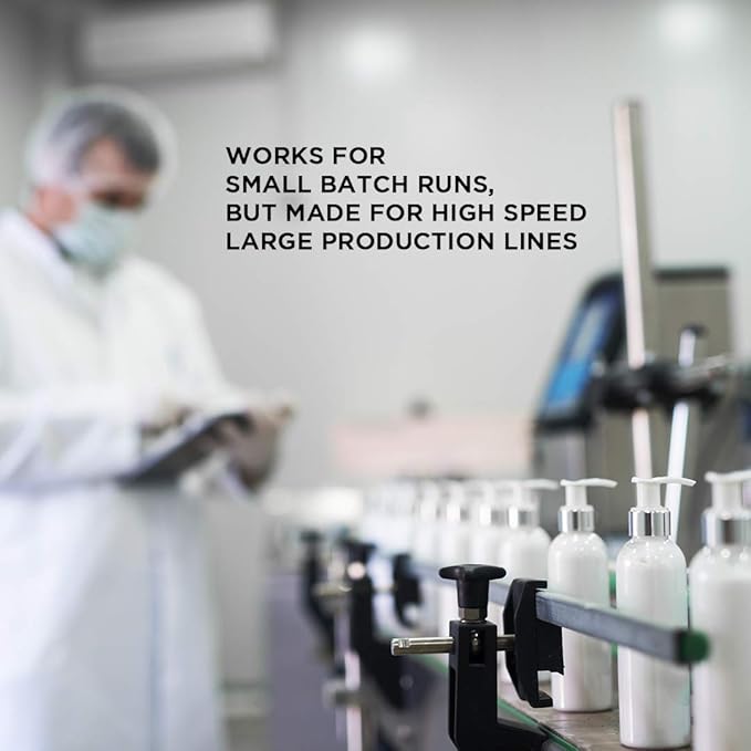 25 PCS Empty White HDPE Bottle 8oz - Cosmo Round Plastic Bottles - 24/410 Neck Black Disc Cap - 24 mm Foil Pressure Seal for Freshness and Leak Prevention - Phthalate Free Use for Safe Cosmetics