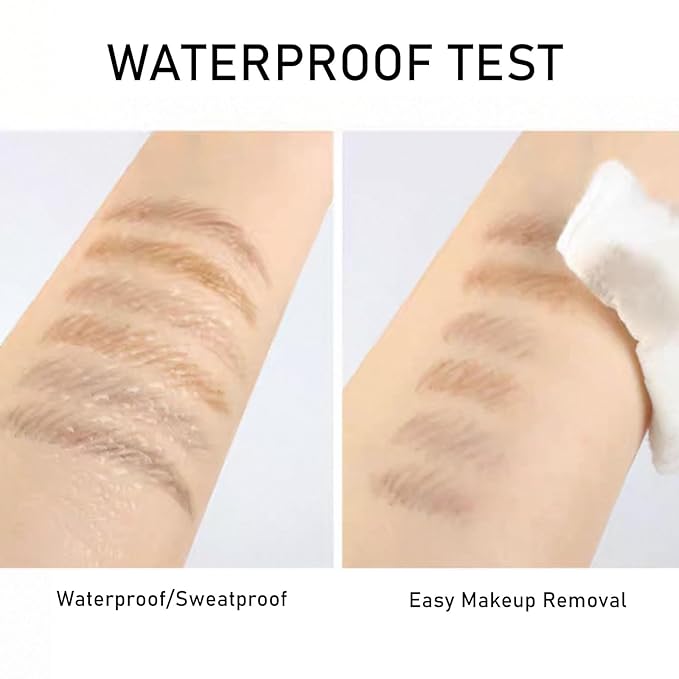 Eyebrow Pencils for Women,1Pack Micro Eyebrow Pencil Waterproof Smudgeproof,Ultra-Precise Tip Long-Lasting Brow Pencils for Natural Looking Eyebrows,Built-In Spoolie Brush,02 Milk Tea Brown.