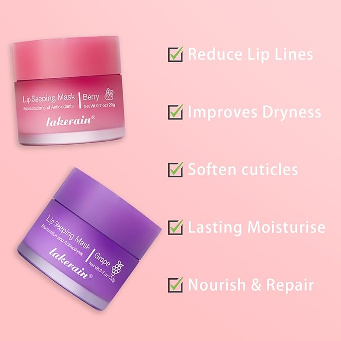 2 Pcs Lip Sleeping Mask, Lip Lines