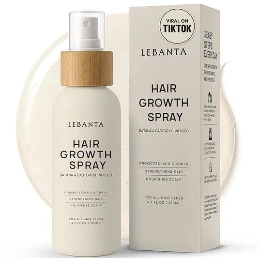 Hair Growth Oil Spray - 100% Pure Ingredients For Non Greasy, Thicker & Stronger Hair - Organic Batana, Castor, Biotin, Saw Palmetto, and Rosemary Oil for Men & Women Scalp - 4 FL OZ