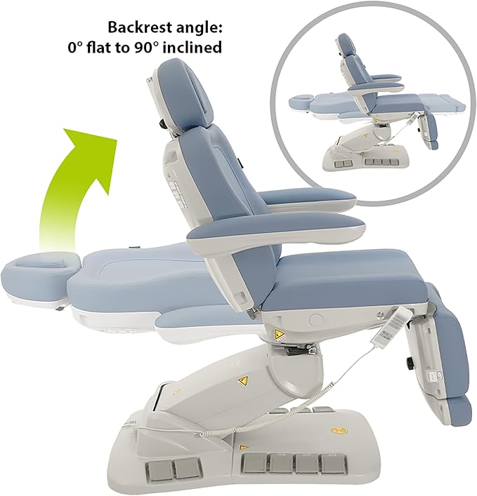 SKINACT Palma Electric Medical Spa Treatment Table (Light Saphire)