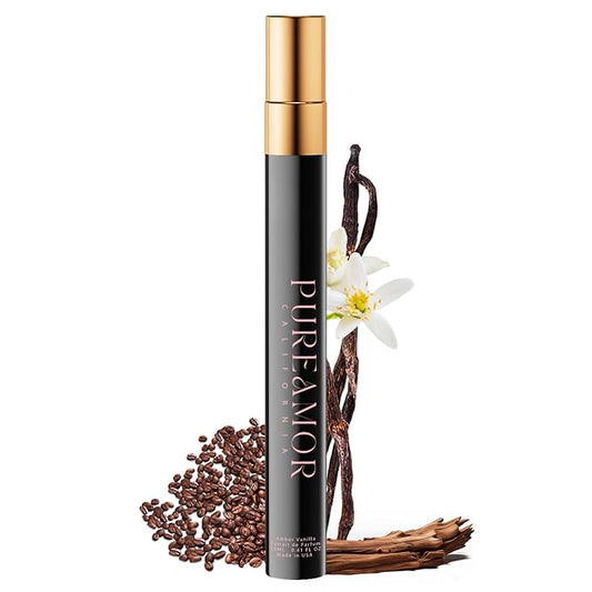 Pheromones Perfumes for Women, Amber Vanilla Perfume, Long Lasting Eau De Parfum Cologne, Advanced Fragrance Cologne for Men&Women, 0.41 fl.oz Travel Size Perfumes Spray