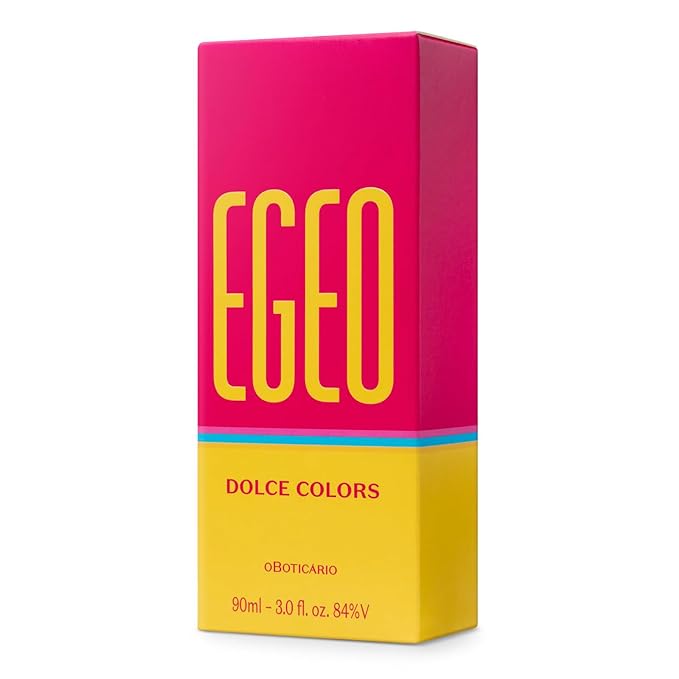 O Boticário Egeo Dolce Colors Eau de Toilette, Floriental Fruital Scented Fragrance Perfume for Women, 3 Ounce