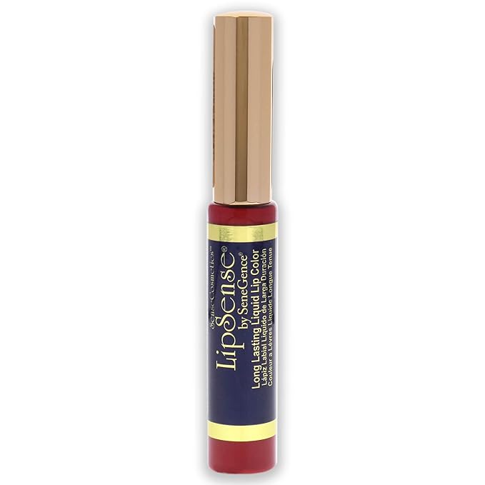 SeneGence LipSense Long-Lasting Liquid Lipstick – 18-Hour Wear, Waterproof, Transfer-Proof, Paraben-Free, Vegan, Cruelty-Free Lip Color in Multiple Shades
