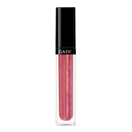 GA-DE Crystal Lights Lip Gloss, 812 - Enriched with Light-Reflecting Crystal Pearls - Smooth Silky, Rich Color - Moisturizes and Adds Shine - 0.2 oz