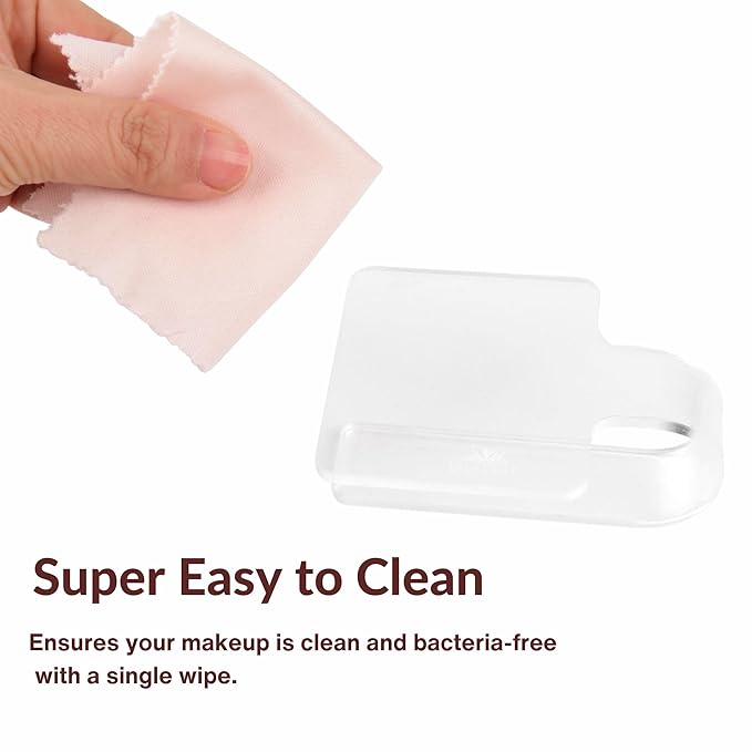 LilyLeaf Handheld Makeup Mixing Palette - Transparent Hand