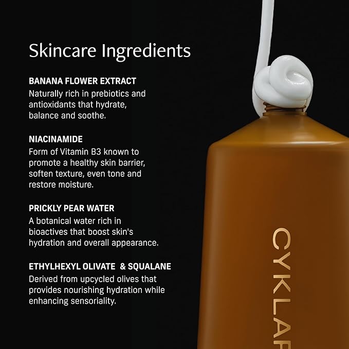 Nutrient Rich Body Cream. Vanilla Verve Nourishing Moisturizer with Niacinamide and Banana Flower Extract. Deep Hydration, Thick Body Lotion, Dry Skin Cream for Women and Men, 8 Fl Oz