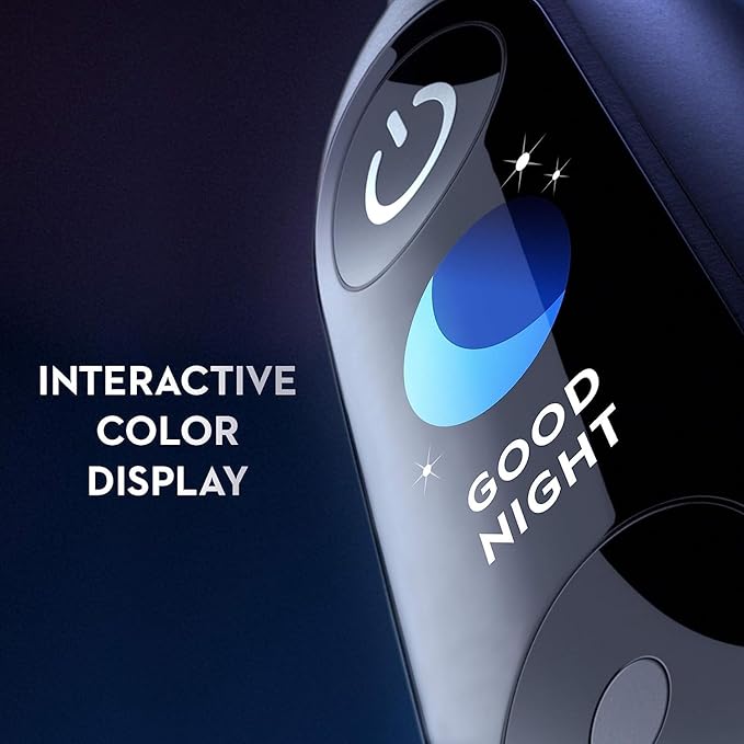 Oral-B iO Series 8 Electric Toothbrush with 2 Replacement Brush Heads and Travel Case, Rechargeable Toothbrush, Whitealabaster