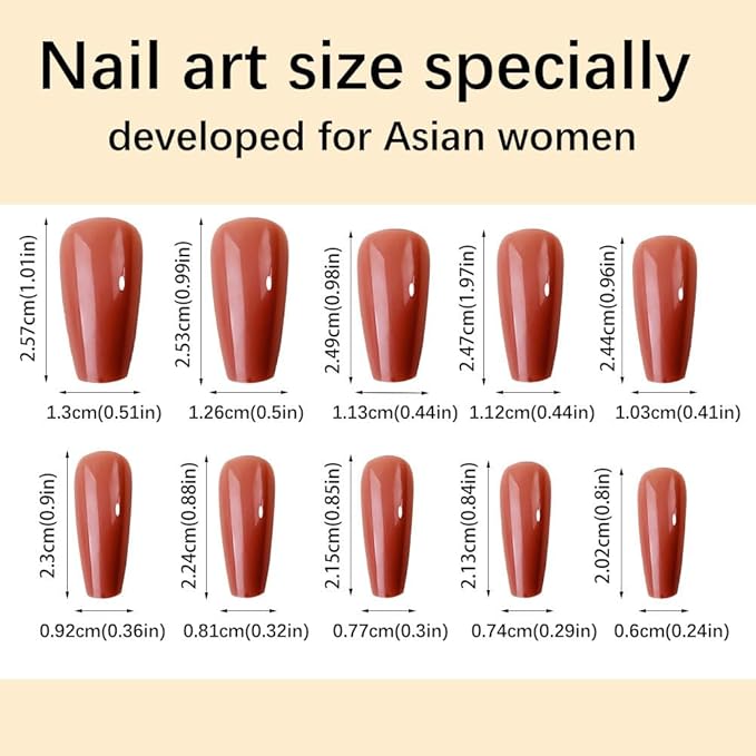 576Pcs Coffin Press on Nails MediumFake Nails Solid Color False Nails Full Cover Glossy Acrylic Glue on Nail Reusable Artificial Stick on Nail for Women Manicure -12 Color