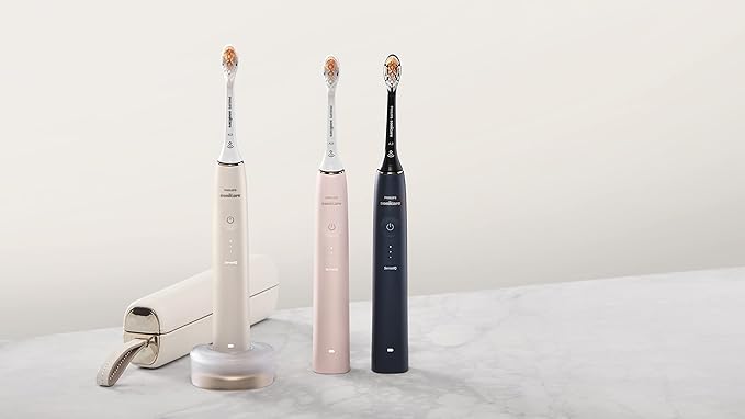 Philips Sonicare 9900 Prestige Rechargeable Electric Power Toothbrush with SenseIQ, Champagne, HX9990/11