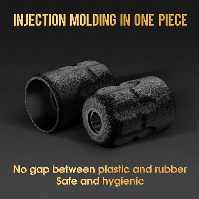 Ambition Soldier P2 Disposable Tattoo Grips - 12Pcs 30mm Professional Tattoo Rubber Grip Cover with Click Adjust System Supply for Rotary Soldier, Zetton, Torped & Shura Tattoo Pen Machine Gun