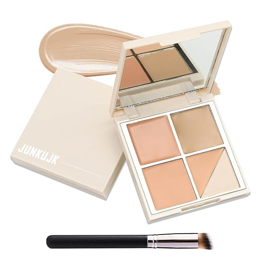 5 Colors Correcting Concealer Palette,Waterproof Long Lasting Cream