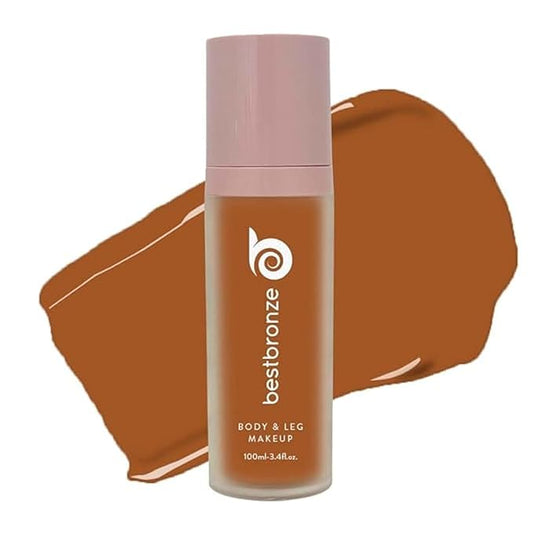 Best Bronze Bombshell Body Makeup - Tattoo Cover Up Makeup & Body Foundation Waterproof - Tattoo Concealer Waterproof for Scars, Varicose Veins Cover Up & Leg Foundation (NW43.5 Medium Glow)