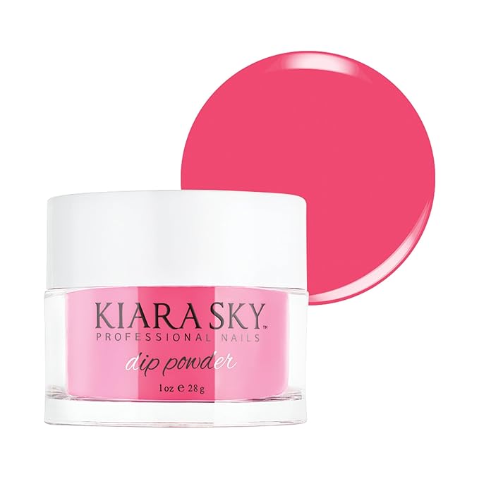Kiara Sky Long Lasting Nail Dip Powder Pink The Fuchsia 1 oz