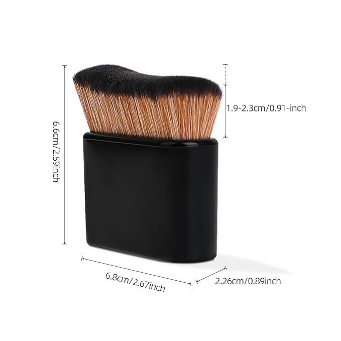Self Tanning Brush,Self Tanning Brush Applicator，Kabuki Tanning Brush, Foundation Brush, Blush Brush, Shadow Brush, Best Tanning Sunscreen Brush for Face, Hands and Feet
