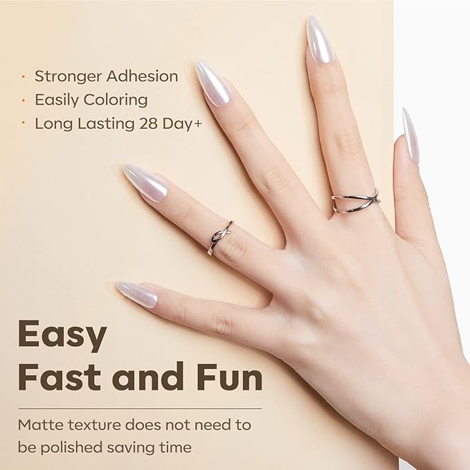 Modelones Medium Almond Nail Tips, 510Pcs Fake Nails Gel Tips Pre-shaped Full Matte Cover False Acrylic Extensions No Filed Stronger Press on Manicure 15 Sizes
