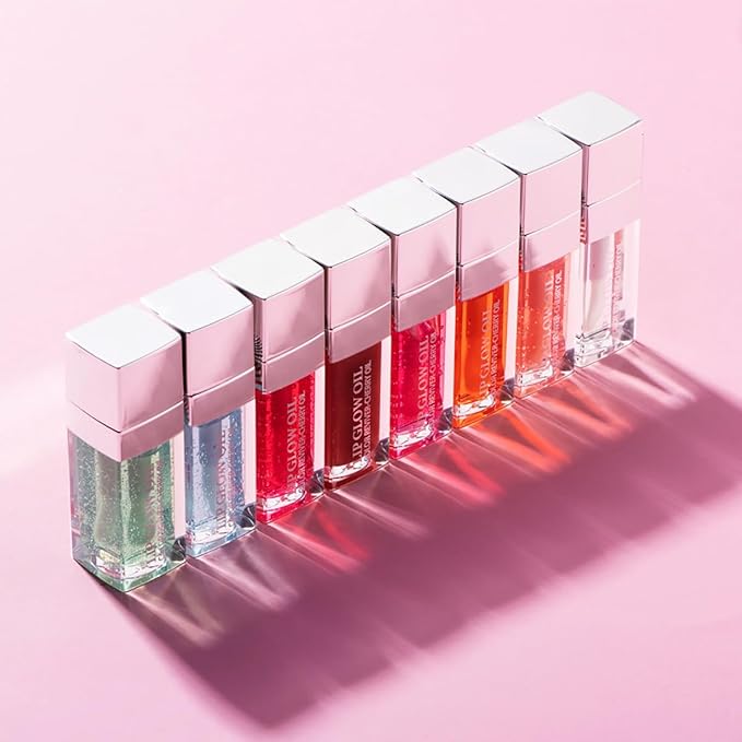 Hydrating Lip Glow Oil Moisturizing Plumping Lip Tint Lip Gloss Transparent Lip Balm Long Lasting Nourishing Repairing Lightening Lip Lines (020# MAHOGANY)