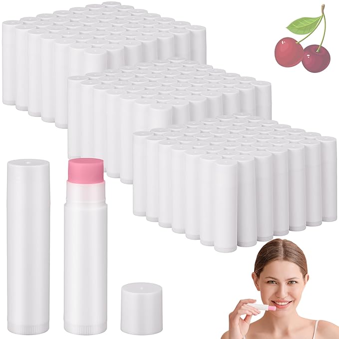 Demissle 150 Pcs Unlabeled Lip Balm Guests