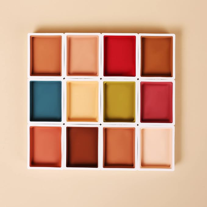 Narrative Cosmetics Alcohol Palette Refill Pans - Skin Tones - Coral