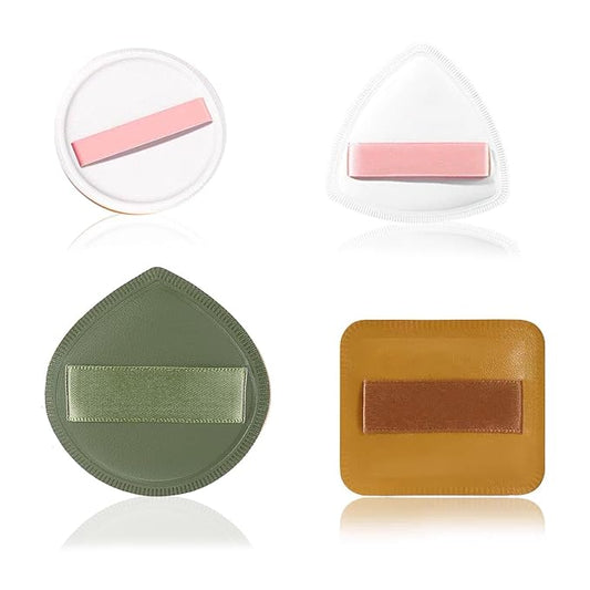 4 PCS Makeup Sponge Makeup Flat Puffs For Foundation Concealer And Powder, Latex Free Blender Marshmallow Makeup Sponges For Natural Makeup (4 PCS)