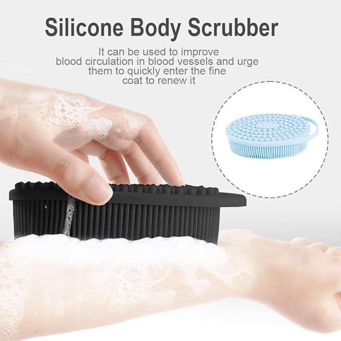 Soft silicone body scrubber 3