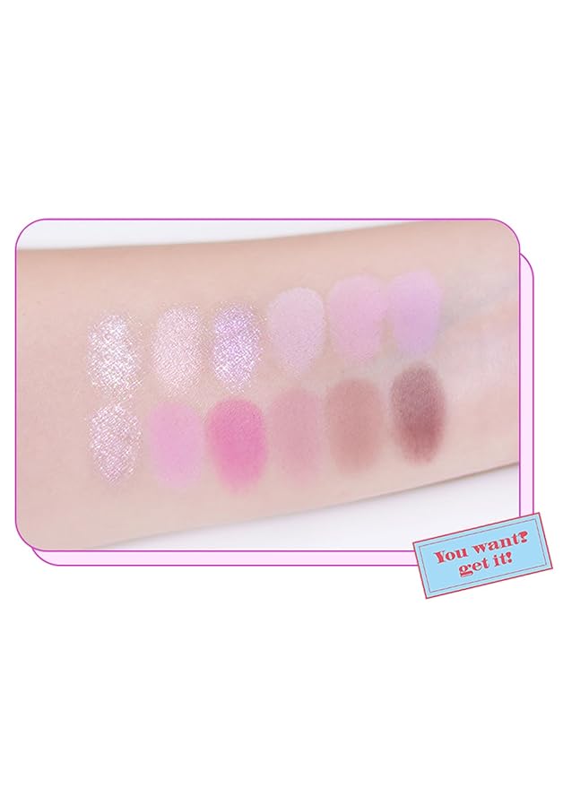COLORGRAM Pin Point Eyeshadow Palette 03 Pink+Lavender |