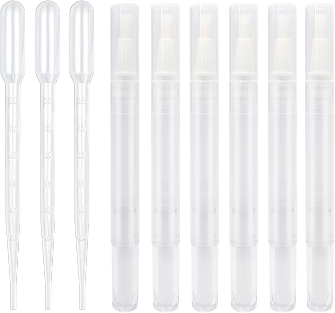 6pcs 3ml Empty Cuticle Oil