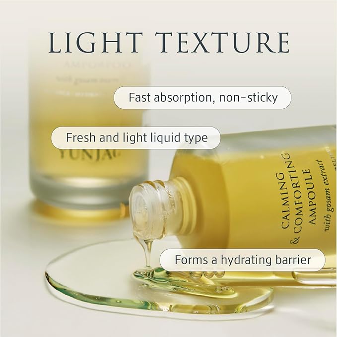 Calming & Comforting Ampoule (1.01 fl oz) – Soothing serum for sensitive and blemish-prone skin with Licorice, Sophora Root Extract & Panthenol, for redness relief and an instant cooling effect