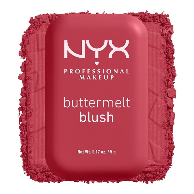 NYX PROFESSIONAL MAKEUP Powder Blush, 12HR Wear, Vegan Formula - Back And Butta