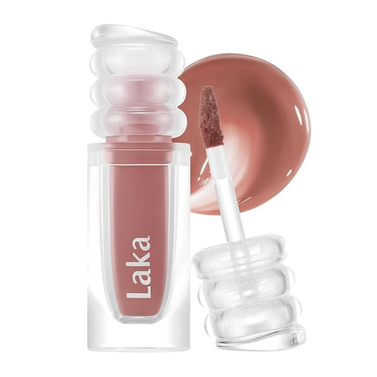 Laka Maxi Glayer Tint 3.8g/0.13oz., Glass Layer of Gloss, Ultra Glow & Vivid Layerable Pigments, High Shine Lip Oil, K-Beauty (#607 Kaya)