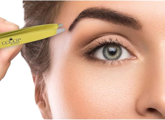 F.A.R.A.H Professional Z-Tweeze Dual Ended Tweezer - Go Bananas Stainless Steel Tweezers