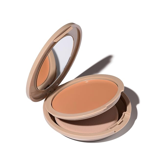 Foundation by No Makeup Makeup | Conceal & Correct with Long-Lasting, Buildable Formula & Lightweight Soft Finish | Cruelty-Free, Vegan, Fragrance-Free | Medium