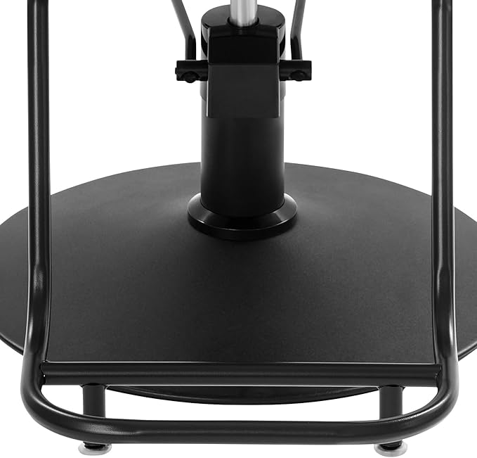 Barber Salon Chair for Hair Stylist,Hair Chair for Barbershop Home Height Adjustable & 360° Swivel Styling Salon Chairs Spa Beauty Salon Equipment, 550Lbs Capacity (Orange)