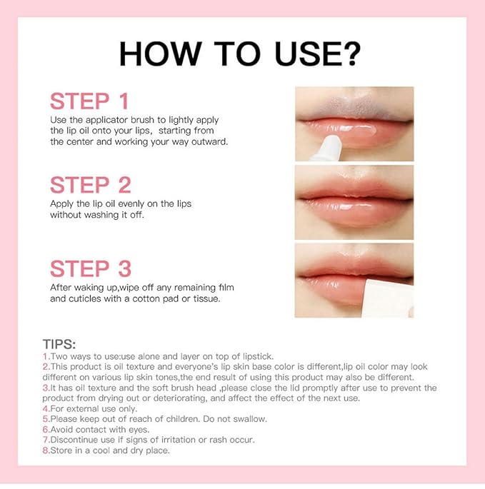 MAEPEOR Glowing Lip Oil 7 Colors Clear)