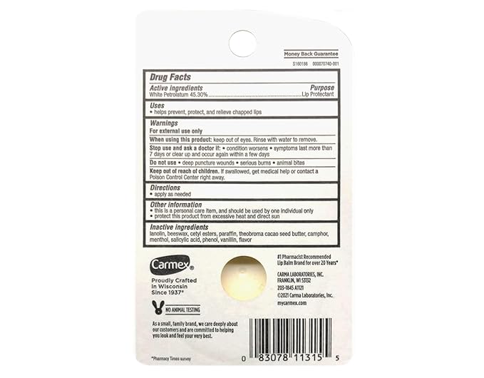 Carmex Classic Lip Balm Medicated 0.25 oz