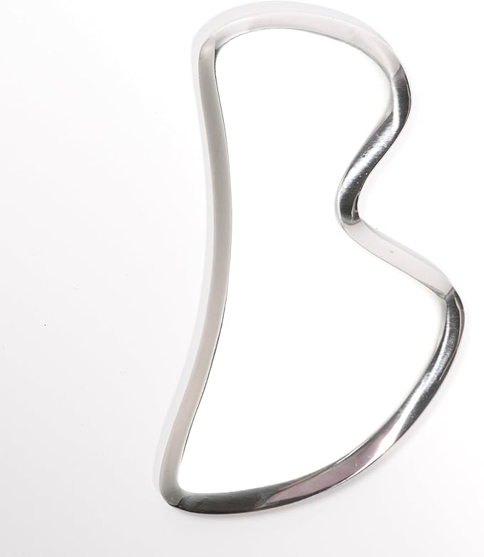 Gua sha Tool gua sha Stainless Steel iastm Tool Gussha Massage Tool Muscle Scraping Tool for Soft Tissue Therapy and Reduce Arms,Back, Legs, Neck Muscle Pain(liandaoshanshao)………