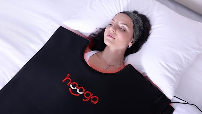 hooga Red Light Therapy Blanket, Full Body Near-Infrared Triple Chip LED Pod with Timer & Pulse Functionality, 2680 LEDs for Pain Relief, Energy Boost, Sleep Improvement, Muscle Recovery & Wellness