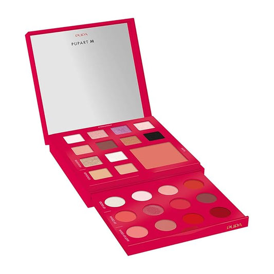 Pupa Milano Pupart M Makeup Palette, 003 Red, 6 oz