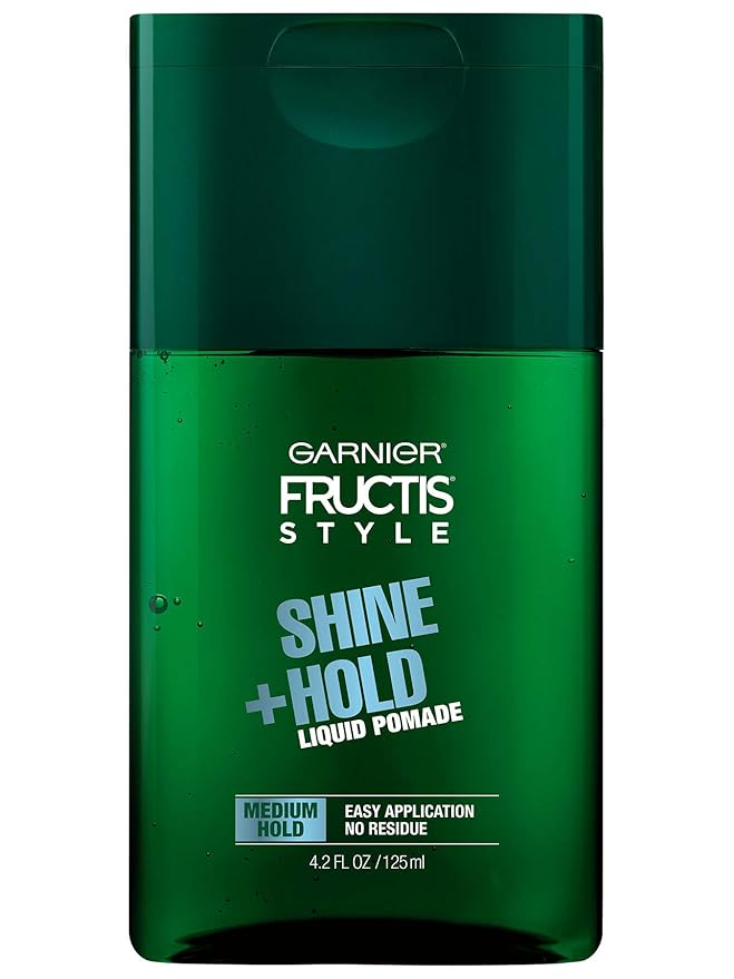 Garnier Hair Care Fructis Style Shine and Hold Liquid Hair Pomade for Men No Drying Alcohol, 4.2 Fluid Ounce