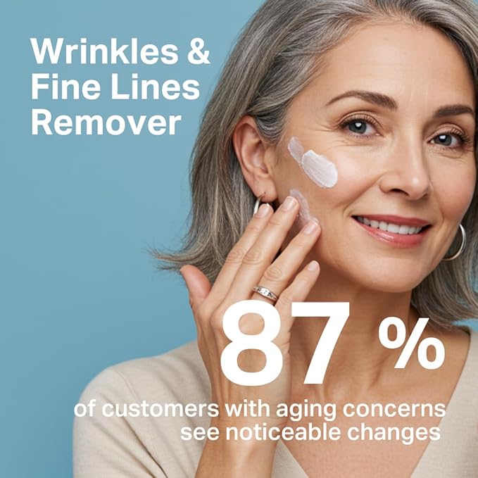 Y'OUR Anti-Aging Skincare Set – 5-Step System with Cleanser, Day Cream, Serum, Night Cream & eye Cream – Targets Wrinkles & Fine Lines – Hydrating, Firming & Non-Comedogenic. Holiday Gift