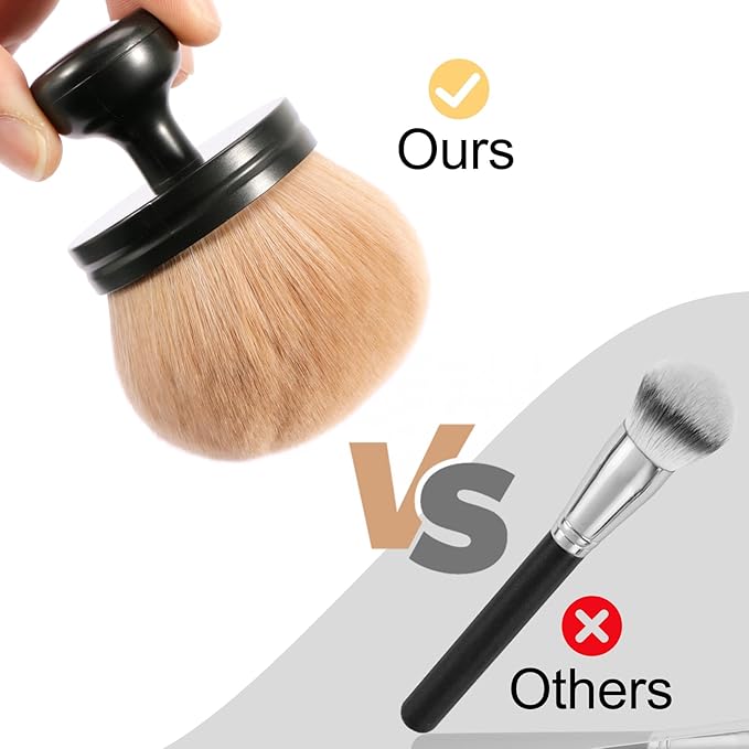 UNIMEIX 3 Inch Sunscreen Applicator Self Tanner Brush Body Makeup Brush Kabuki Blend Applicator Spray Tan Blending Beauty Brush for Body Coverage Perfector