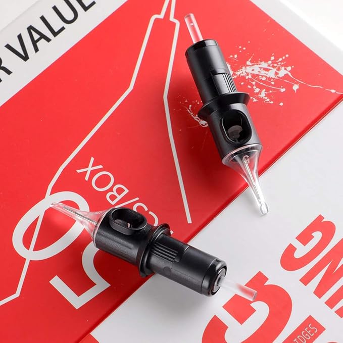 STIGMA Disposable Tattoo Cartridges Assorted Sizes 50pcs 1003RL 1005RL 1007RL 1009RL 1201RL 1203RL 1205RL 1207RL 1209RL 1211RL of Round Liner 0.3mm+0.35mm for Tattoo Supplies EN05-50KIT-C