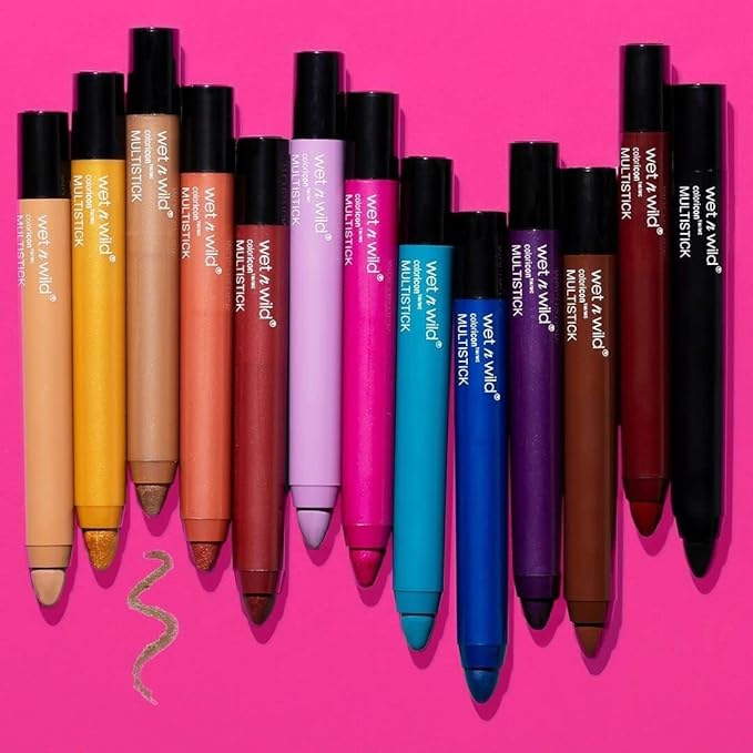 wet n wild Color Icon Cream Eyeshadow Makeup Multi-Stick Teal Not So Calm Waters (Pack of 2)