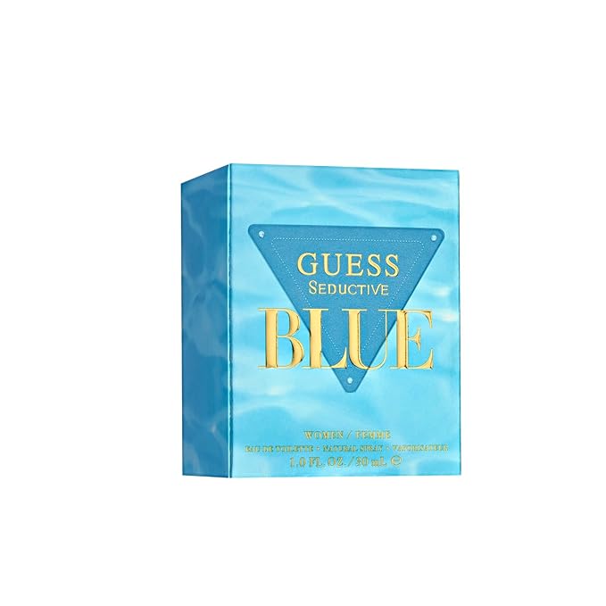 GUESS Seductive Blue Women/Femme Eau de Toilette Perfume Spray For Women, 1.0 Fl. Oz.