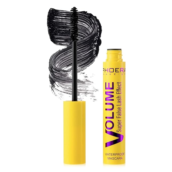 2PCS Bubble Mascara – Lightweight Volumizing Mascara for Fluffy, Lifted & Defined Lashes – Jet Black, Smudge-Proof, Long-Lasting Formula for Bouncy Volume, Curl & Root-to-Tip Lash Separation