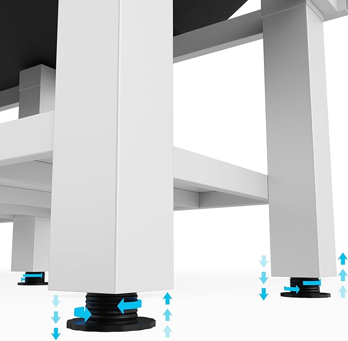 pouseayar Metal Frame Wide Stationary Massage Table for Treatment Table Physical Therapy Table Spa Facial Bed, PU Leather 31.5'' Wide 75'' Long (Pink, Segmented Structure)