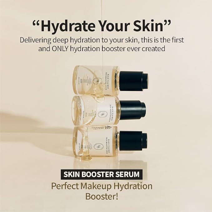 HEVEBLUE Black Yuja Bean Skin Booster Serum - Moisturizing, Sensitive Skin, Korean Skincare, Hypoallergenic, Deep Hydration, Vegan, Oil-free, Makeup Adherence, Inner Dryness, K-Beauty