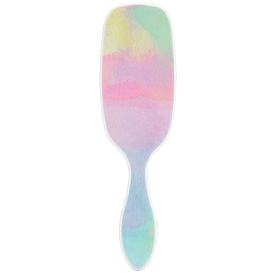 Wet Brush Shine Enhancer Color Wash Stripes, Paddle Hair Detangler Brush with Ultra-Soft Intelliflex Bristles, Infused With Natural Argan Oil, Shiny & Smooth, Wet or Dry, For All Hair Types