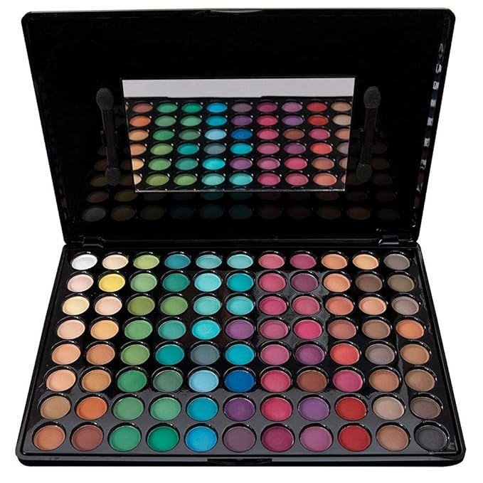 ForPro Professional Collection Bebeautiful Professional Makeup Eyeshadow with Applicators, 88-Color Palette, Matte