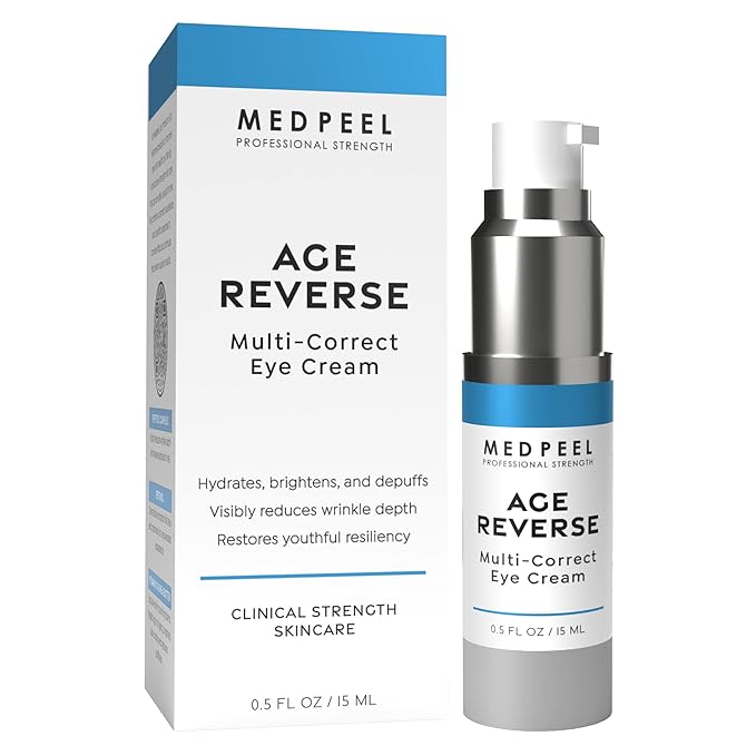 Medpeel Age-Reverse Multi-Correction Eye Cream, Plump, Moisturize and Hydrate Delicate Eye Skin, 0.5 fl oz